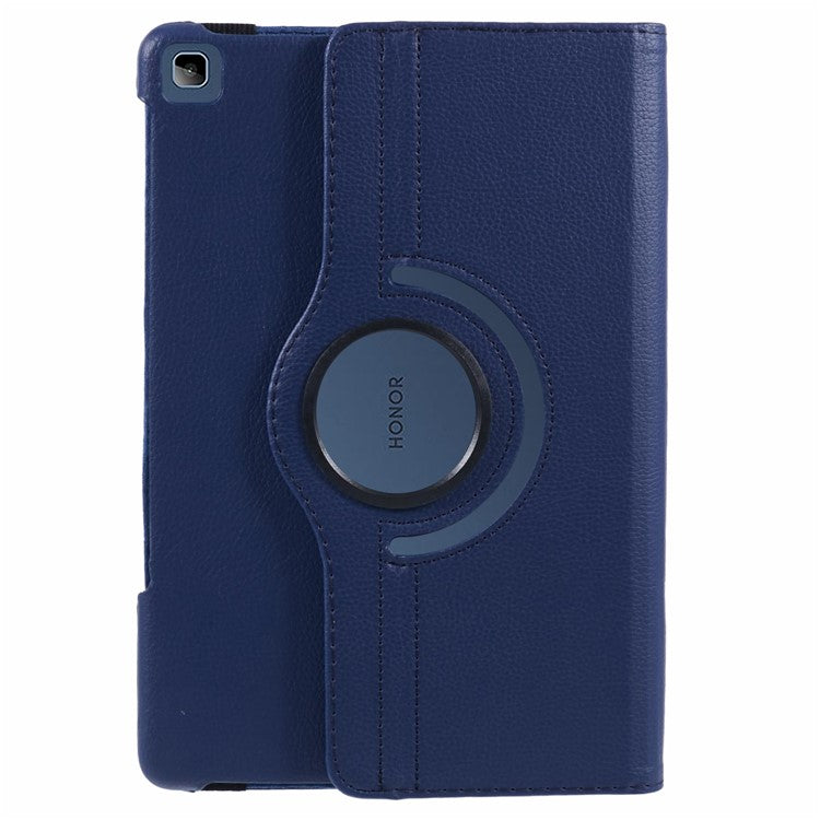 For Huawei Enjoy Tablet 2 / MatePad T 10S 10.1 inch / Pad X6 9.7 inch / Pad X8 / Pad 6 10.1-inch Case Leather+TPU Rotating Stand Tablet Cover - Dark Blue