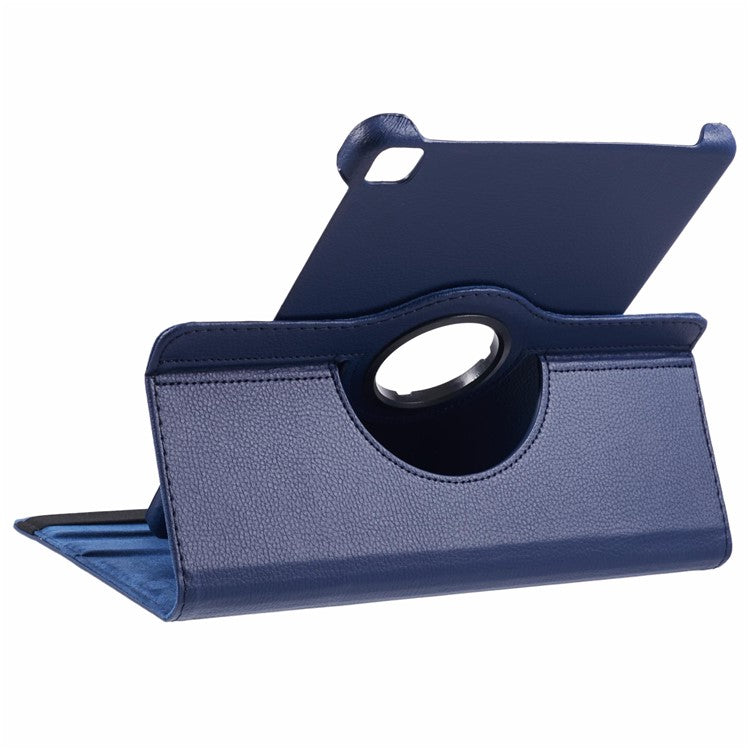 For Huawei Enjoy Tablet 2 / MatePad T 10S 10.1 inch / Pad X6 9.7 inch / Pad X8 / Pad 6 10.1-inch Case Leather+TPU Rotating Stand Tablet Cover - Dark Blue