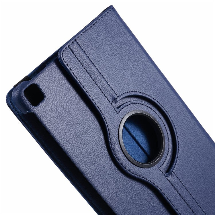 For Huawei Enjoy Tablet 2 / MatePad T 10S 10.1 inch / Pad X6 9.7 inch / Pad X8 / Pad 6 10.1-inch Case Leather+TPU Rotating Stand Tablet Cover - Dark Blue