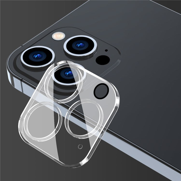 ENKAY HAT PRINCE Tempered Glass Lens Film for iPhone 13 Pro 6.1 inch / 13 Pro Max 6.7 inch, Full Coverage Rear Camera Lens Protector