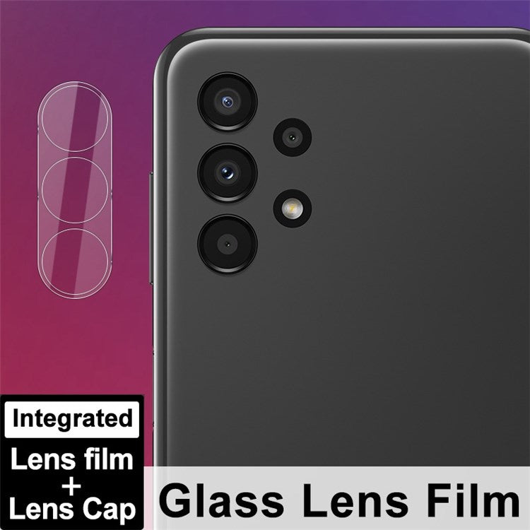 IMAK For Samsung Galaxy A13 4G / 5G Rear Lens Film Integrated Tempered Glass Camera Lens Protector + Acrylic Lens Cap