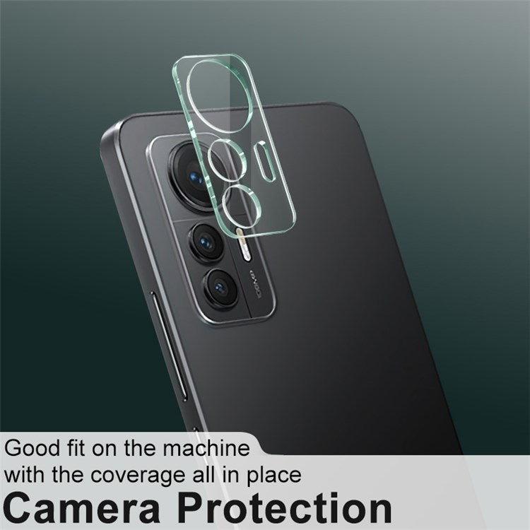 IMAK For Xiaomi 12 Lite 5G Camera Lens Protector HD Clear Tempered Glass Lens Film + Acrylic Lens Cap