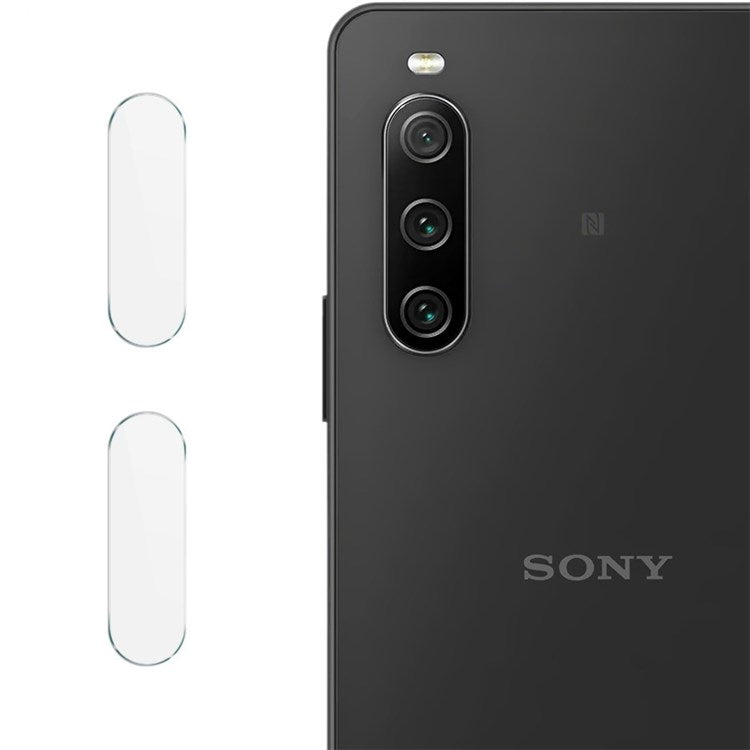 IMAK 2Pcs / Pack Lens Protector for Sony Xperia 10 IV 5G, Scratch Resistant HD Clear Tempered Glass Lens Film