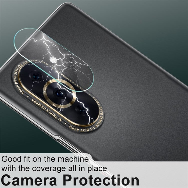 IMAK 2Pcs / Set Camera Lens Protector for Huawei nova 10 Pro 4G, Wear-resistant HD Anti-bubble Tempered Glass Film