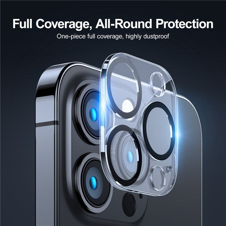 JOYROOM JR-LJ3 for iPhone 14 Pro 6.1 inch / 14 Pro Max 6.7 inch Tempered Glass Camera Lens Protector HD Clear Full Glue Full Cover Lens Film