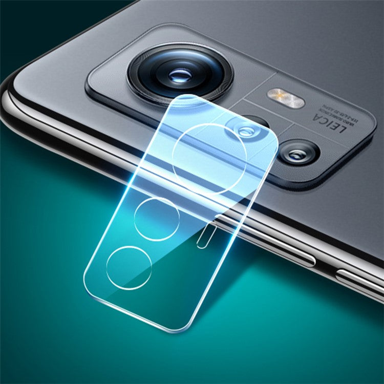 ENKAY HAT PRINCE For Xiaomi 12 Pro 5G / 12 Pro (Dimensity) 5G / 12S Pro 5G High Aluminum-silicon Glass Camera Lens Protector 0.2mm 9H Full Cover Film