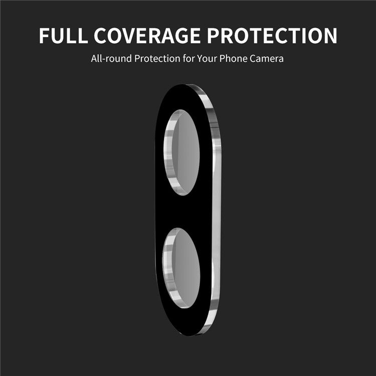 ENKAY HAT PRINCE For Samsung Galaxy Z Flip4 5G Anti-wear Full Coverage Rear Camera Lens Protector Silk Printing Tempered Glass Lens Film