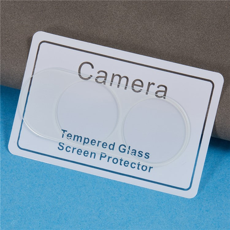 2Pcs For Oppo A60 4G Camera Lens Protector Tempered Glass Back Lens Film 3D Arc Edge Anti-Scratch