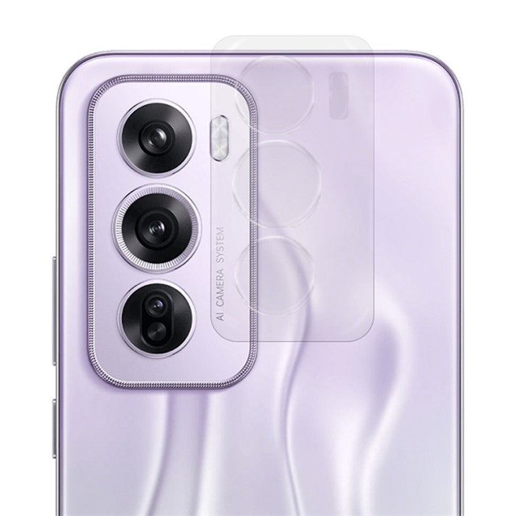 RURIHAI For Oppo Reno12 Pro 5G (Global) Camera Lens Protector Anti-Explosion 3D Phone Lens Film