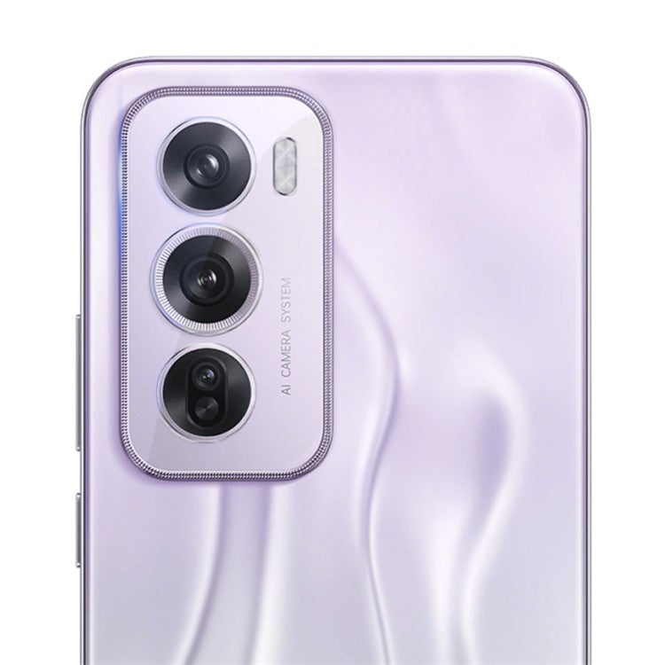 RURIHAI For Oppo Reno12 Pro 5G (Global) Camera Lens Protector Anti-Explosion 3D Phone Lens Film