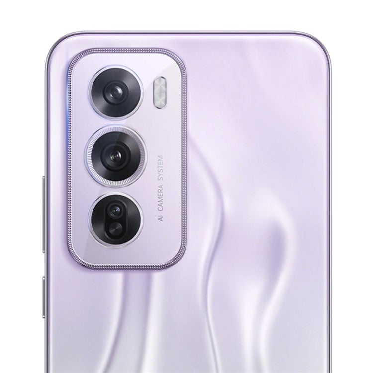 RURIHAI 2Pcs For Oppo Reno12 Pro 5G (Global) Camera Lens Protector 3D High Transparency Lens Film