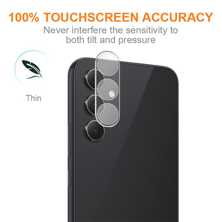 AMORUS For Samsung Galaxy A55 5G Camera Lens Protector Tempered Glass, High Clarity