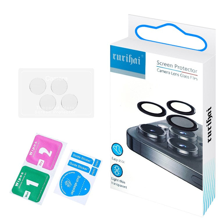 RURIHAI 1 Set For Xiaomi Redmi K70 5G / K70E 5G / K70 Pro 5G / Poco X6 Pro 5G Camera Lens Film HD Clear