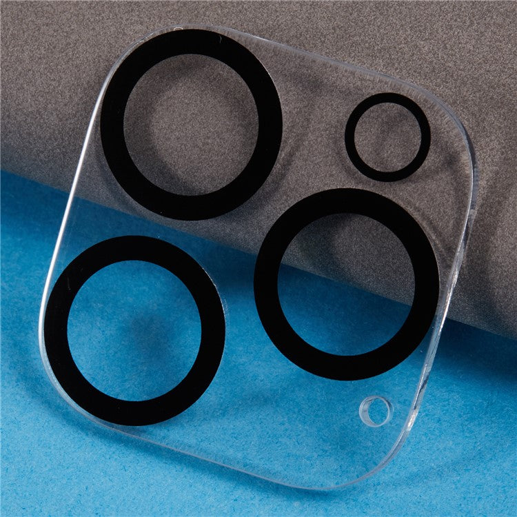 For iPhone 16 Pro Max / 16 Pro Camera Lens Protector Tempered Glass Lens Film Built-In Black Circles