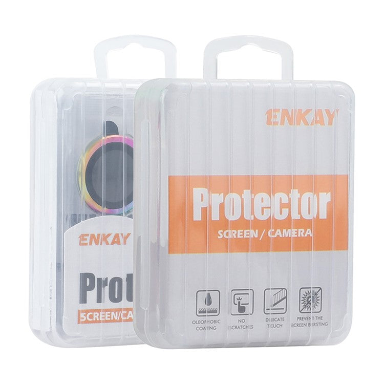 ENKAY HAT PRINCE 1Set For iPhone 16 Pro / 16 Pro Max	Camera Lens Protector AR Anti-Reflection Lens Film - Silver