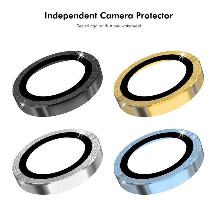 ENKAY HAT PRINCE 1Set For Xiaomi Poco F6 5G / Redmi Turbo 3 5G Camera Lens Film Metal Ring Lens Protector - Purple