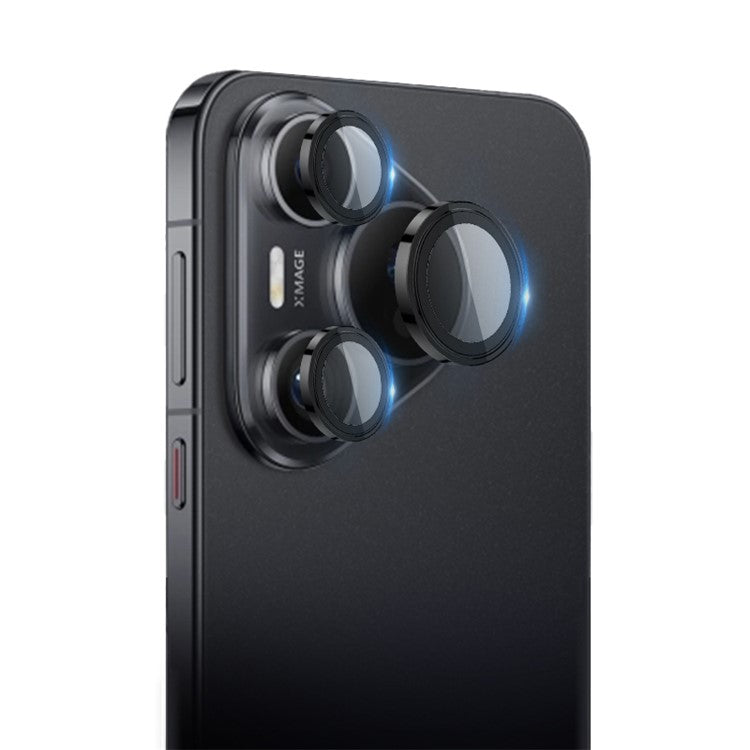 X-LEVEL AR Spotlight Series For Huawei Pura 70 Camera Lens Protector Set Individual Tempered Glass Lens Film - Black