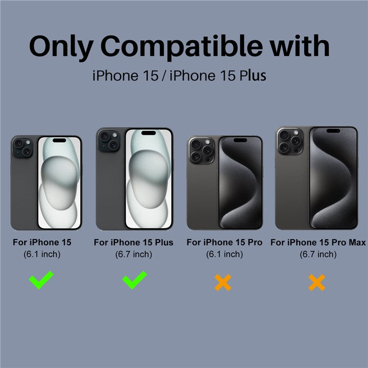 NORTHJO For iPhone 15 / 15 Plus Camera Lens Protector Tempered Glass HD Clear 3D Full Coverage