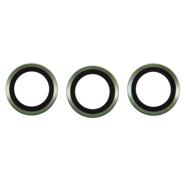 For Samsung Galaxy S24 FE Camera Lens Protector Set Metal + Tempered Glass Individual Ring Film - Green