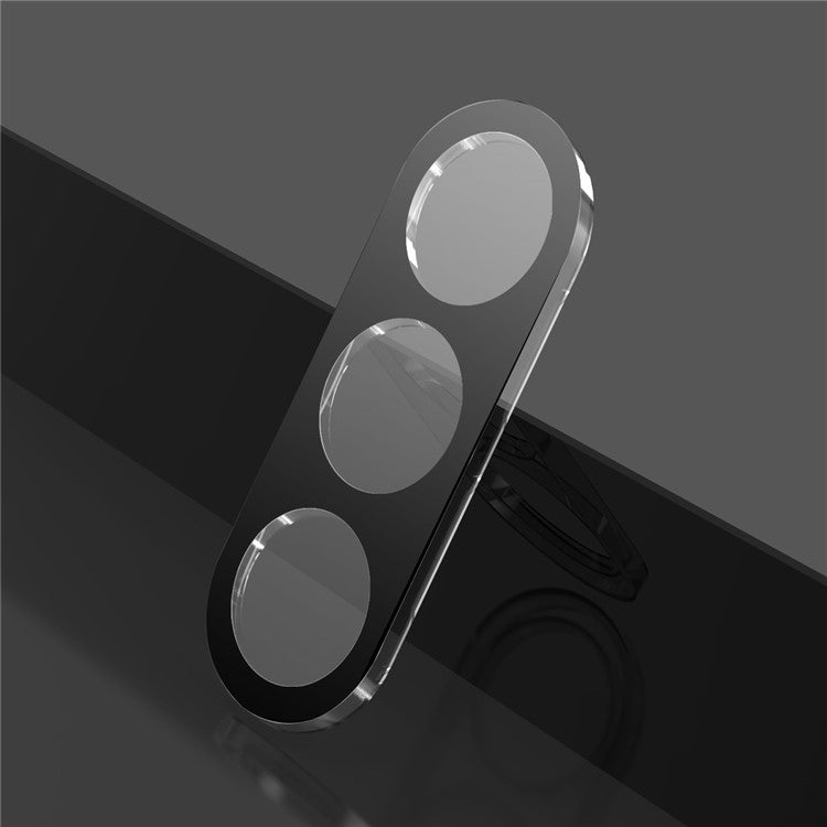 ENKAY HAT PRINCE 2Pcs For Samsung Galaxy M35 5G Camera Lens Film Integrated Tempered Glass Lens Protector - Black