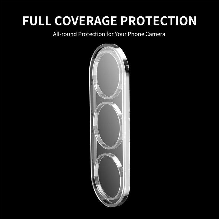 ENKAY HAT PRINCE 2Pcs For Samsung Galaxy M35 5G Camera Lens Film Integrated Tempered Glass Lens Protector - Transparent