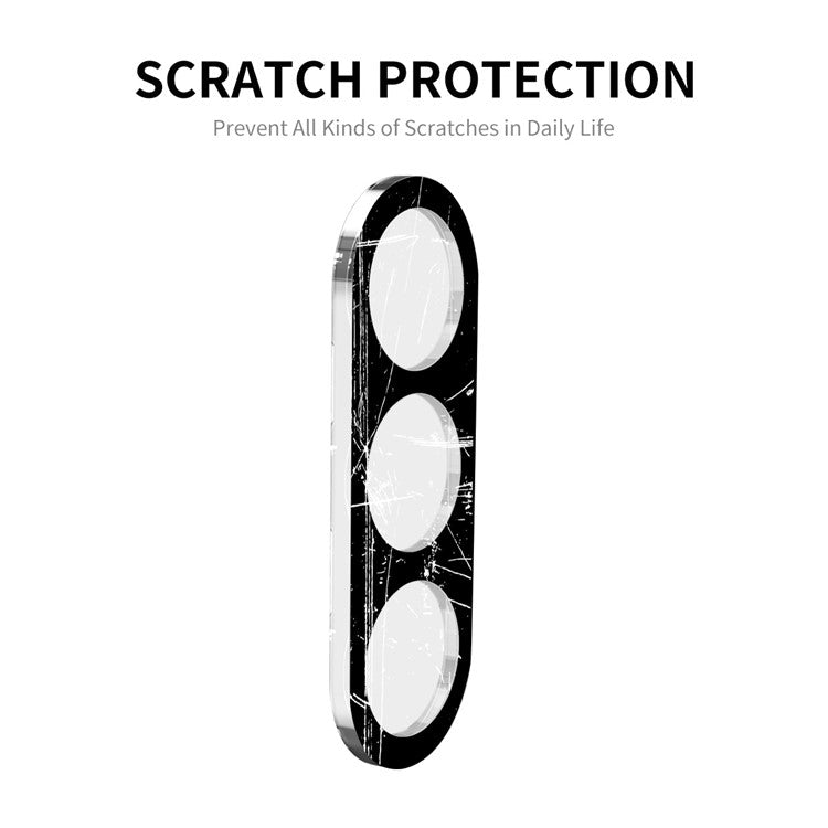 ENKAY HAT PRINCE For Samsung Galaxy M35 5G Camera Lens Protector Integrated Tempered Glass Lens Film - Black