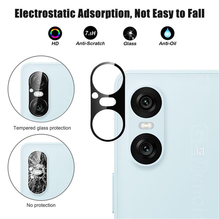 For Sony Xperia 10 VI Camera Lens Protector Tempered Glass Anti-Scratch Lens Film