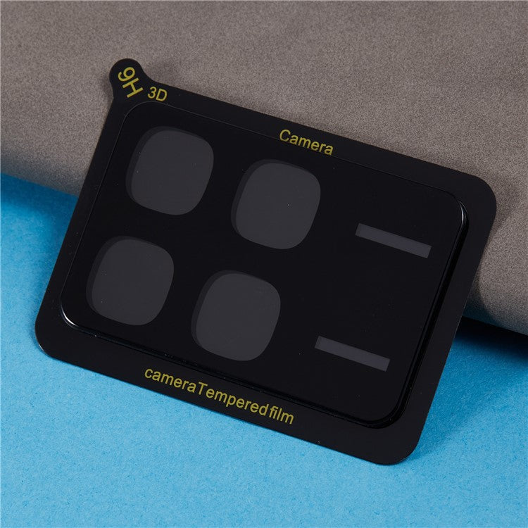 For Xiaomi Redmi K70 Ultra Tempered Glass Lens Protector Black Silk Printing Camera Lens Film