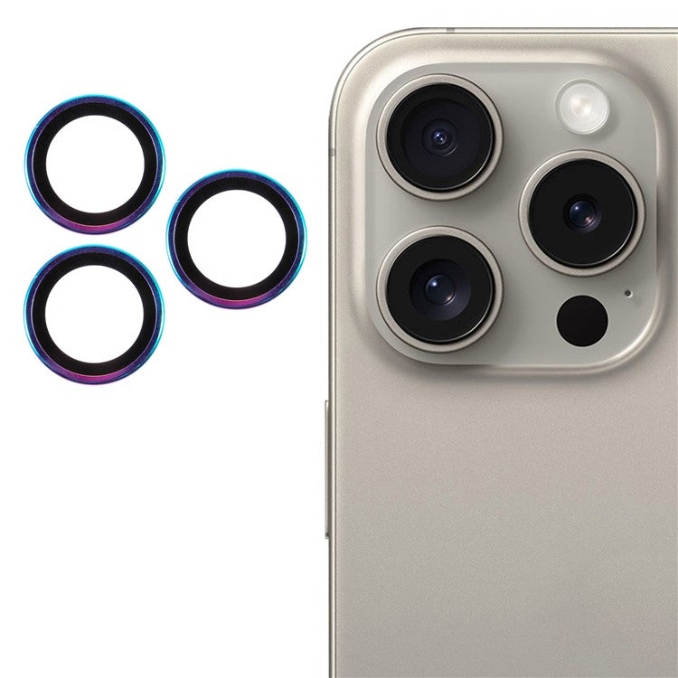 3Pcs / Set For iPhone 16 Pro Max Camera Lens Protector Ultra Clear Anti-Scratch Corning Gorilla Glass Lens Film