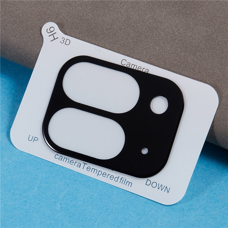 For Google Pixel 9 Pro Fold 5G Tempered Glass Lens Protector Black Silk Printing Camera Lens Film