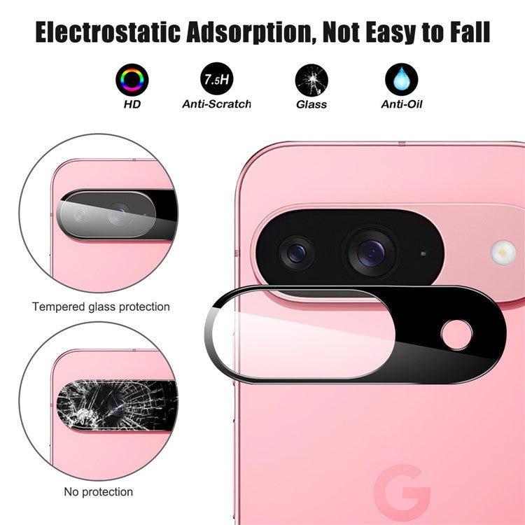 For Google Pixel 9 Camera Lens Protector Ultra Clear Tempered Glass Lens Film