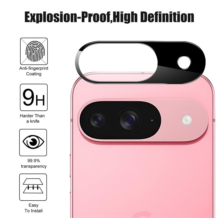 For Google Pixel 9 Camera Lens Protector Ultra Clear Tempered Glass Lens Film