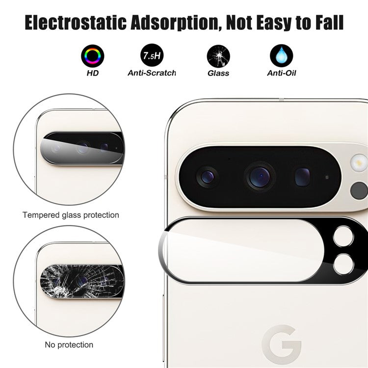 For Google Pixel 9 Pro Camera Lens Protector Ultra Clear Tempered Glass Lens Film