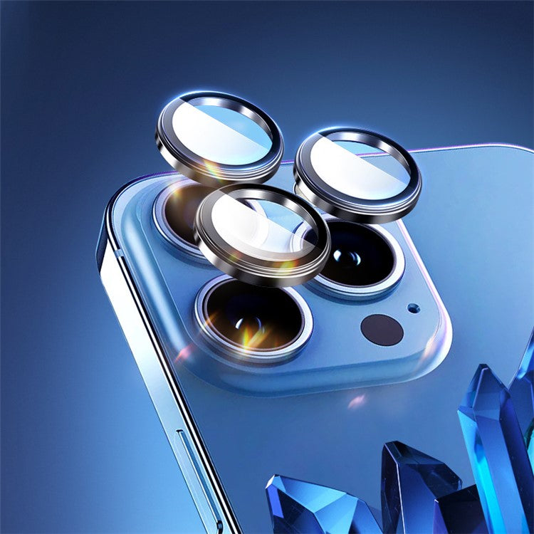 ROCK For iPhone 16 Pro / 16 Pro Max Camera Lens Protector Ultra Clear High Aluminium-Silicon Glass Lens Film - Bronze