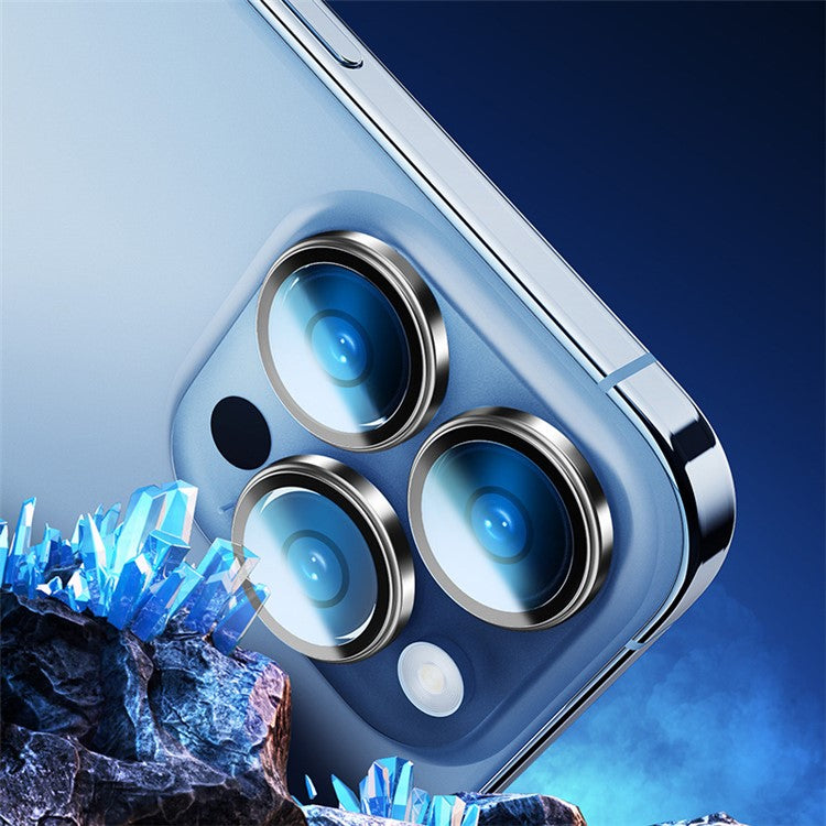 ROCK For iPhone 16 Pro / 16 Pro Max Camera Lens Protector Ultra Clear High Aluminium-Silicon Glass Lens Film - Bronze