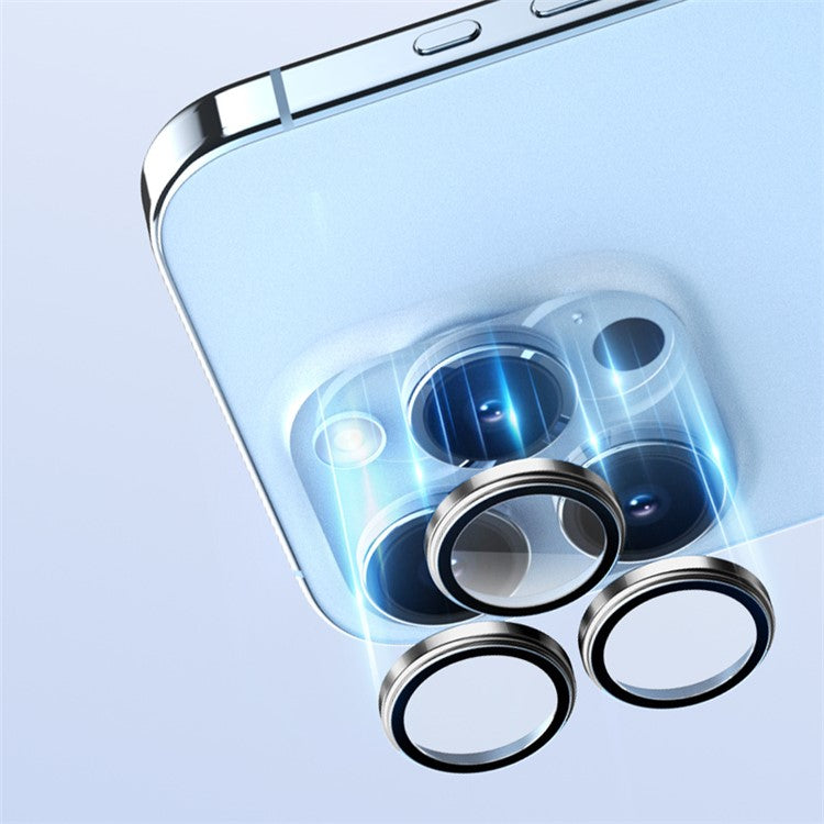 ROCK For iPhone 16 Pro / 16 Pro Max Camera Lens Protector Ultra Clear High Aluminium-Silicon Glass Lens Film - Bronze