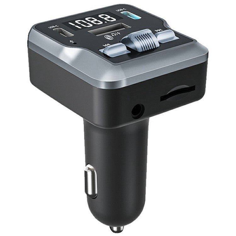 C66 Multifunctional Car Charger FM Transmitter Bluetooth Player Adapter with Remote Control