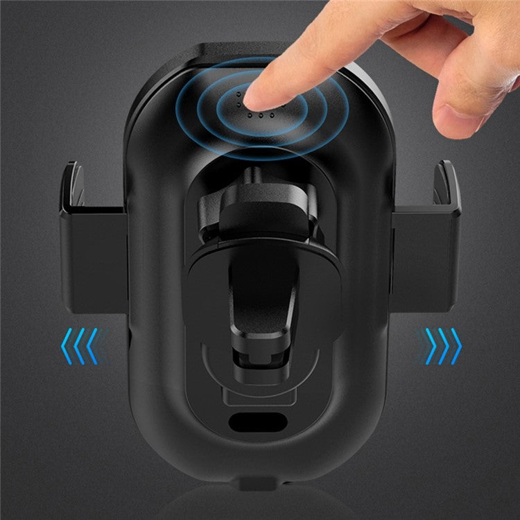 A7S Wireless Car Charger Auto Sensing Clamp Car Air Vent Outlet Phone Mount Holder Magnetic Charging Station