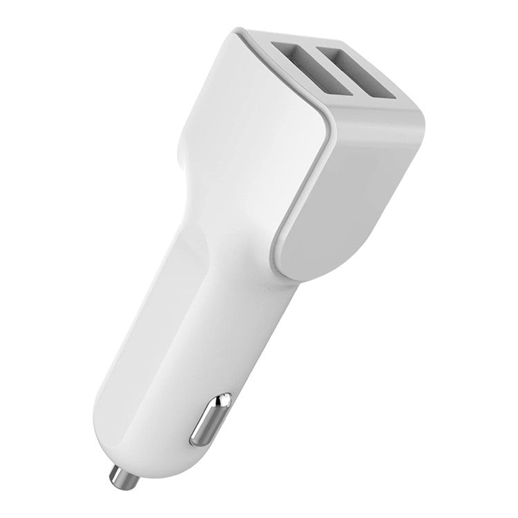 ZUZG ZC-C14 Dual USB PC+ABS Smart Car Charger 3.4A Cellphone Charging Adapter