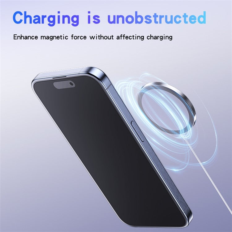 YESIDO C208 Phone Back Circular Metal Plate Ring for Magnetic Wireless Charger