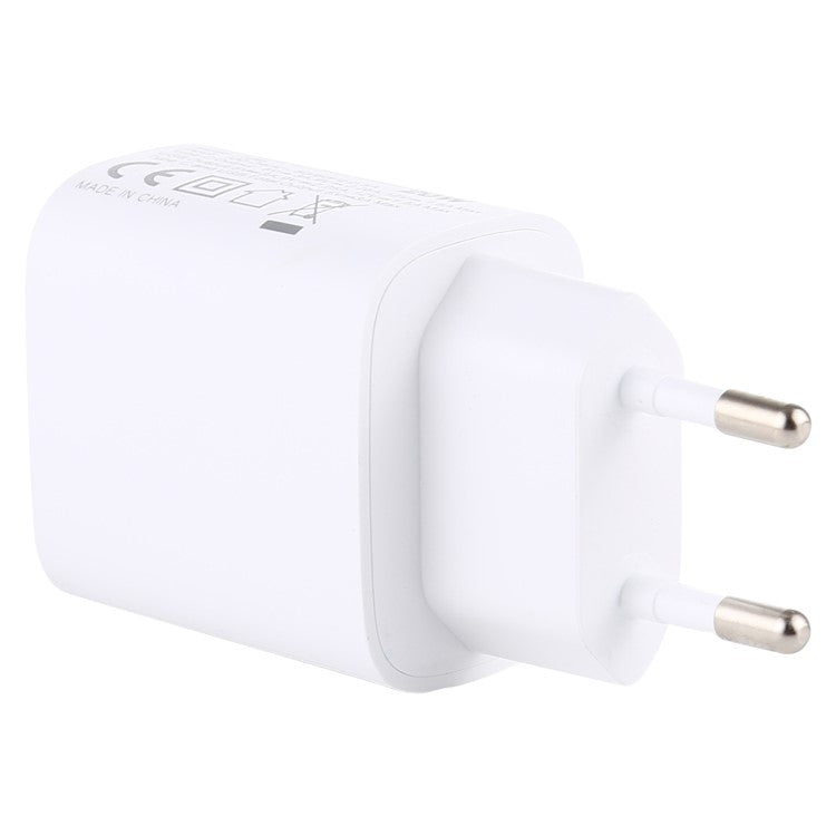 U085 20W USB+Type C Fast Charging Wall Charger Travel Power Adapter - EU Plug