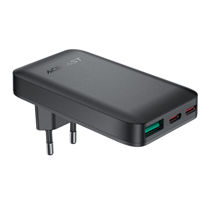 ACEFAST A100 PD 65W Fast Charging GaN Wall Charger with 2xUSB-C+USB-A, EU Plug