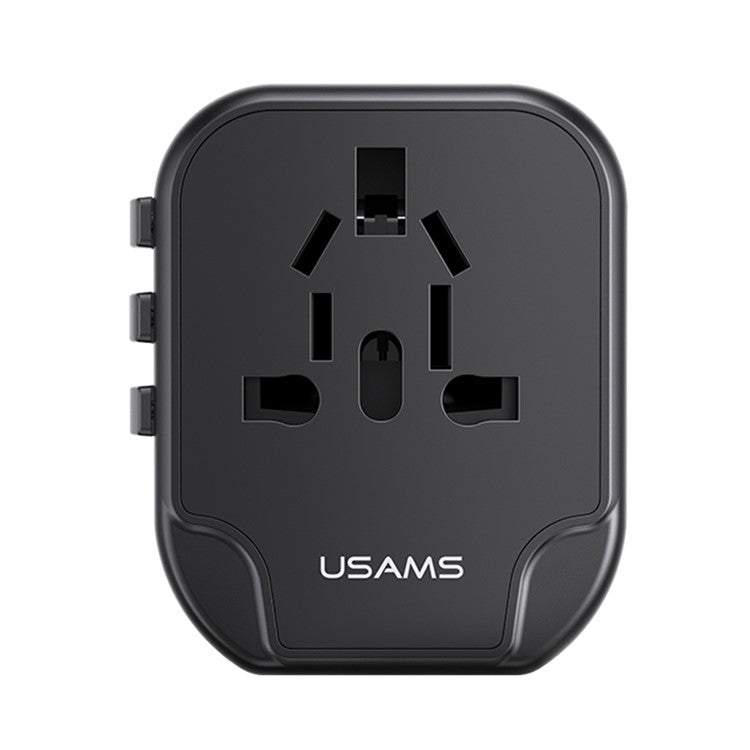 USAMS US-CC173 T55 12W Dual USB Universal Travel Charger US / AU / EU / UK Plug Converter