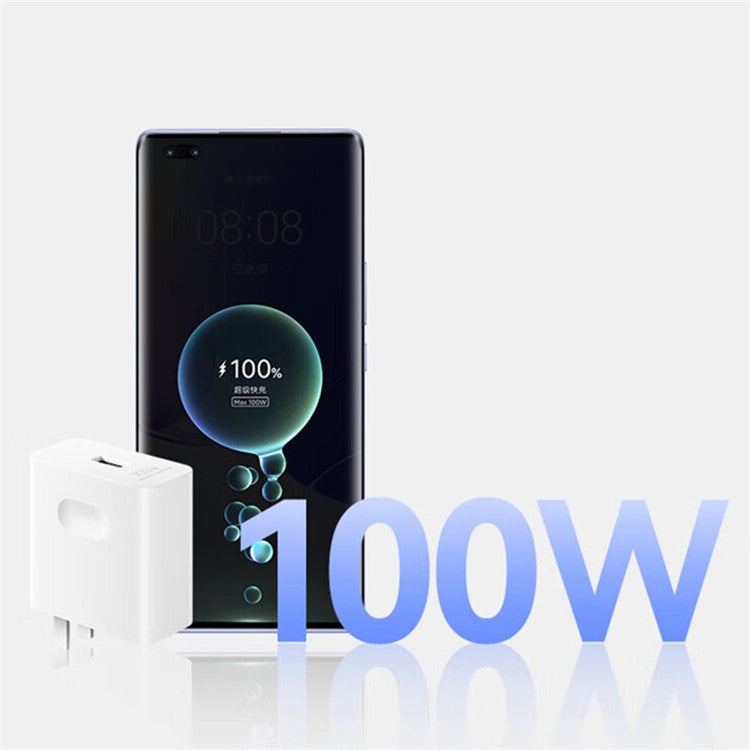 HUAWEI Super Fast Charger 100W Max Cell Phone Wall Charger Block with USB A to USB Type-C Cable (CN Plug)