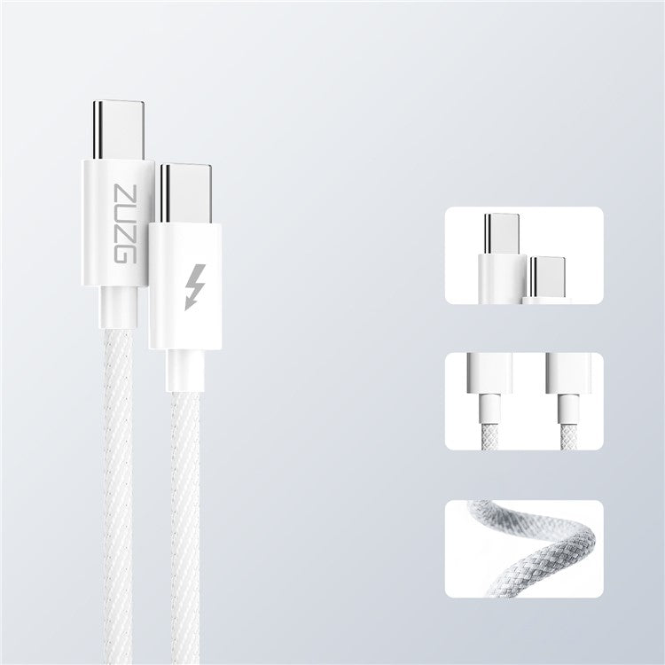 ZUZG PD30C PD 30W USB-C Fast Charger Set with 1m USB-C to USB-C Cable for iPhone 15 Series