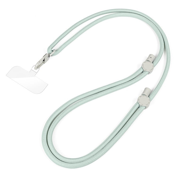 DUX DUCIS PLAZ Series 146cm Phone Lanyard Polyester Crossbody Strap Neck Rope with Tether Tab - Light Green