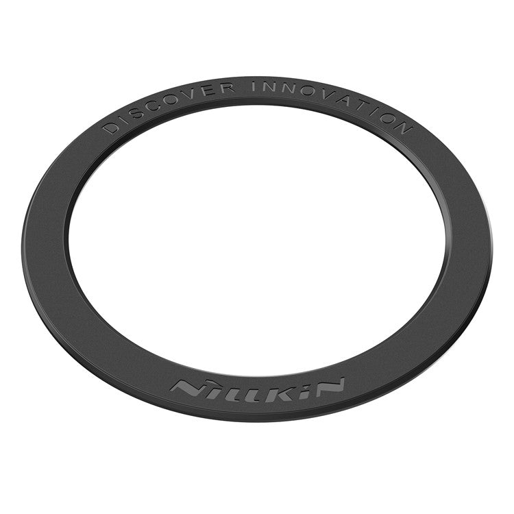 NILLKIN SnapLink Air 1Pc Mobile Phone Round Magnetic Adsorption Sticker Ring for Magsafe Wireless Charger - Black