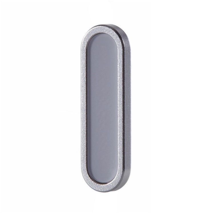 Metal Camera Button Cover For iPhone 16 / 16 Plus / 16 Pro / 16 Pro Max Adjustable Spacing Camera Button Protector - Silver White