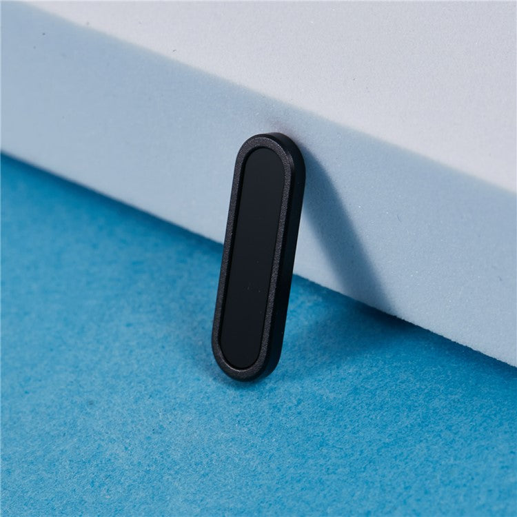 Metal Camera Button Cover For iPhone 16 / 16 Plus / 16 Pro / 16 Pro Max Adjustable Spacing Camera Button Protector - Black