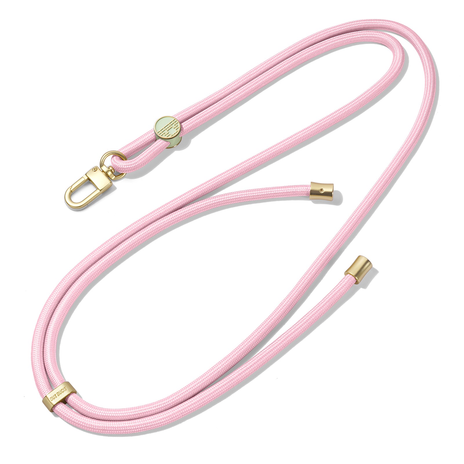 DUX DUCIS Garden Series Phone Lanyard Adjustable Neck Strap with Tile - Light Pink